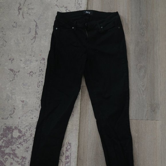 Paige Verdugo Ultra Skinny Jeans, Black (28) - Picture 2 of 7
